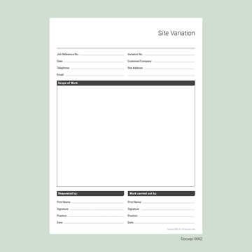 UK Daywork Sheet Templates – A4 Editable & Printable PDF Forms – Docuqo