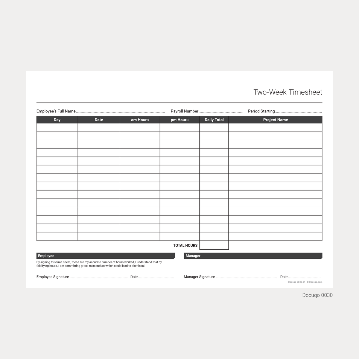 Two Week Time Sheet.pdf Two-Week Timesheet Template (UK, A4 Fillable PDF) – Work Hours Form ...